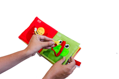 MINI Libro de tela sensorial - ACTIVIDADES A DESCUBRIR LOS COLORES! - comprar online