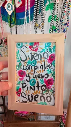 CUADRITO MEDIANO.SUEÑO CON PINTAR