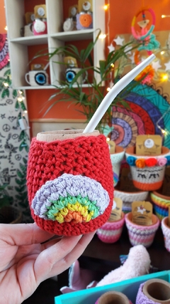 MATE ARCOIRIS CROCHET - Min Deco