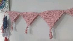 Banderin crochet rosa claro en internet