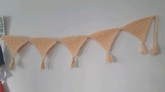 Banderin crochet salmon - Min Deco