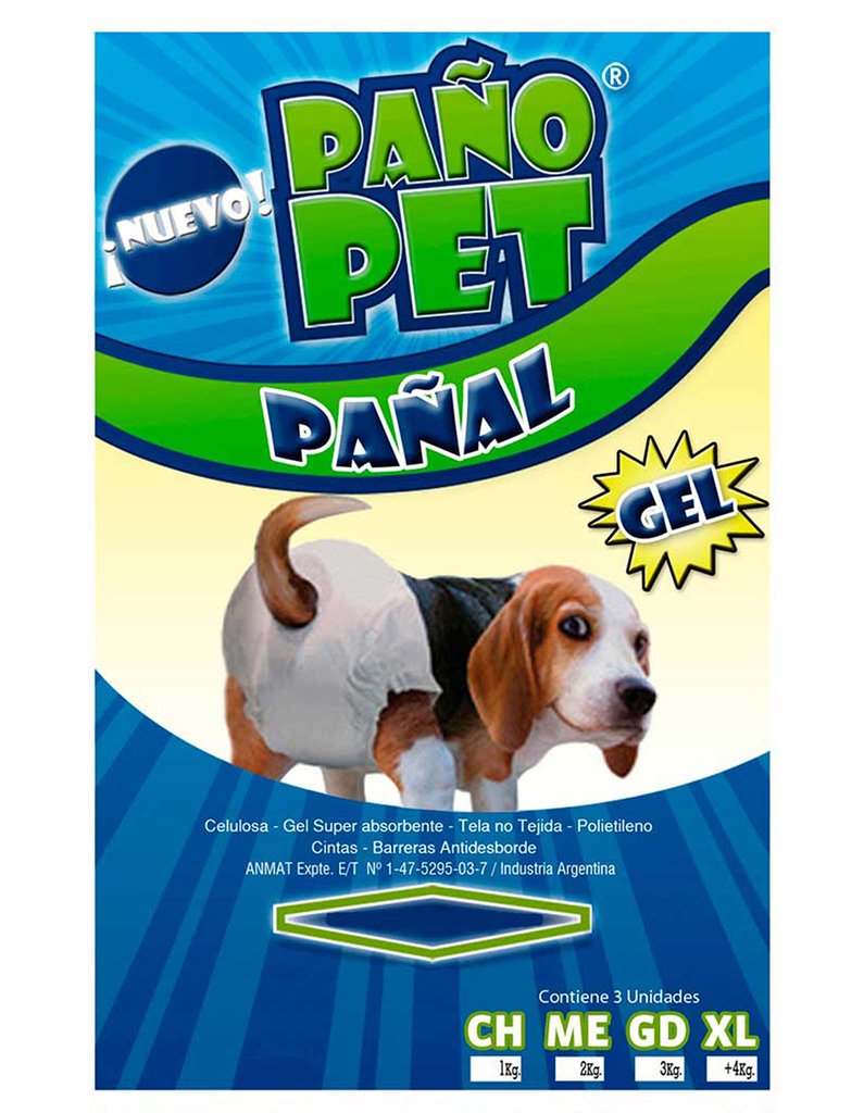 Pañal para perros: protección y comodidad. Paño Pet® Gel Max