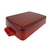 Asadera de hierro Esmaltado rojo 33 cm - comprar online