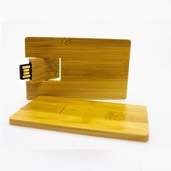 Eco-Pendrive tarjeta Bamboo - 16GB - UDT-46 Bamboo