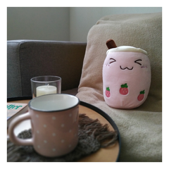 Pelúcia Bubble Tea - Morango na internet