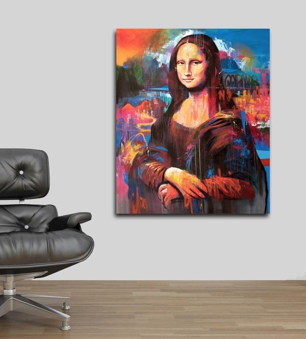 The Monalisa Reimagined | Releitura da Monalisa Painting