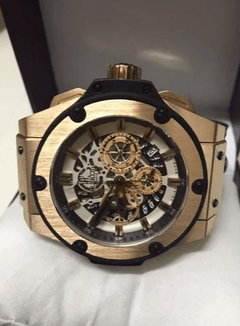 relogio J7774 King Power Dourado hublot