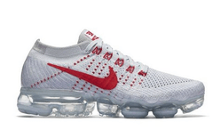 Tênis NikeLab Air VaporMax Flyknit Branco e Vermelho