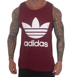 Camiseta Regada Adidas Originals Vinho - comprar online