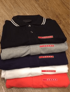 camisas polo prada