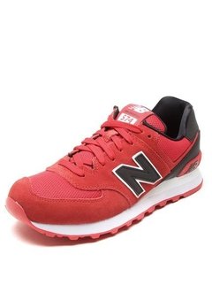 New Balance Tênis New Balance 574 Vermelho/Preto - comprar online