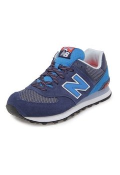 New Balance Tênis New Balance ML574 Azul-Marinho/Azul