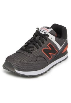 New Balance Tênis New Balance ML574 Preto/Laranja