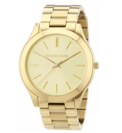 Michael Kors Mk3179 Slim Original Banhado Ouro 42mm - comprar online