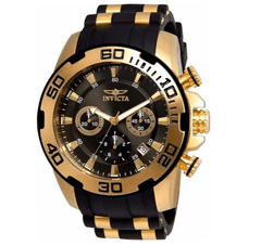 Relogio Invicta Pro Diver 22344 Dourado Fundo Preto