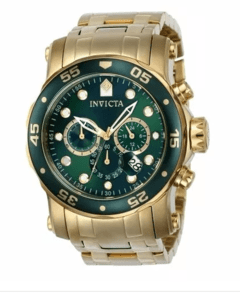 Invicta Scuba Diver 0075 - 017 - Ouro 18k