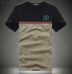 Camiseta Gucci Black Green Stamp - comprar online