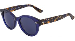 GUCCI GG 3745 - ÓCULOS DE SOL S 2J4 KU AZUL E MARROM MESCLADO/ AZUL - Lente 5,0 cm