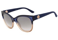 GUCCI GG 3786 - ÓCULOS DE SOL KF1 IC AZUL FOSCO E ROSA/ PRETO ESPELHADO DEGRADÊ - Lente 5,4 cm