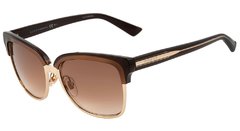 GUCCI GG 4246 - ÓCULOS DE SOL S 15T S1 DOURADO E MARROM TRANSLÚCIDO/ MARROM DEGRADÊ - Lente 5,5 cm