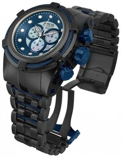 Invicta 12737 Reserve Bolt Zeus Swiss Made Chronograph Black Blue - comprar online