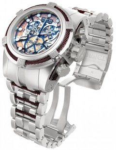 Invicta 12902 Reserve Men's Bolt Zeus Swiss Made COSC Quartz Chronograph Bracelet Watch Silver Rose - comprar online