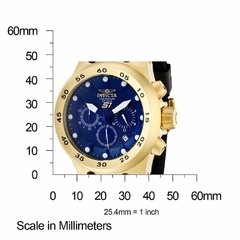 Invicta 1510 Men's S1 Quartz Chronograph Gold Blue - USASTORE