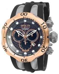 Invicta Venom Viper pulseira de borracha Black Rose - comprar online