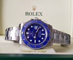 Relógio Maq. Eta Mod. Sa3135 - Submariner Dial Azul Noob V7