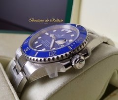 Relógio Maq. Eta Mod. Sa3135 - Submariner Dial Azul Noob V7 na internet