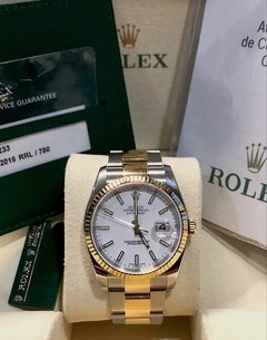 Rolex Datejust Aço E Ouro 36mm - comprar online