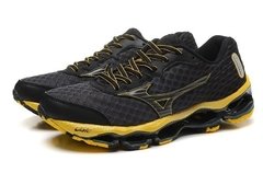 Tênis Mizuno Wave Prophecy 4 Black Yellow