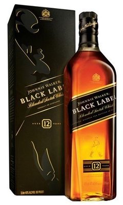 whisky black label 1 litro