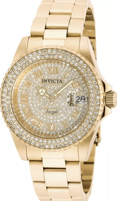 Invicta Angel Swiss Feminino 90255 B.ouro 18k