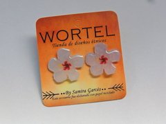 Aretes topo flor del Pacífico - comprar online