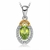 Colar em Prata 925 com Pingente em Peridoto Natural