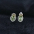 Brincos em Prata 925 Peridoto Natural Oval 6mm - comprar online