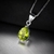 Colar em Prata 925 Pingente Peridoto Natural Gota 7mm - comprar online