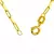 Pulseira Masculina Veneziana Longa 21cm com 1,1mm em Ouro 18k - comprar online