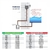 Cascata de Embutir 120cm para piscina com LED - Aço INOX - comprar online