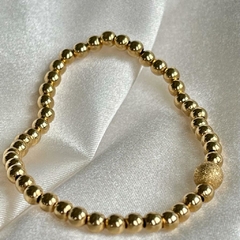 Pulsera bolita chapa 22k