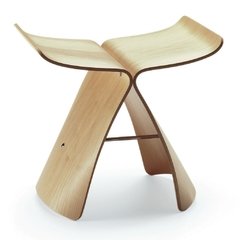 Banquito Butterfly Madera Eames Plywood