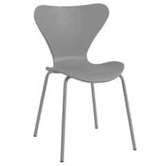 Silla Jacobsen Pvc Gris - comprar online