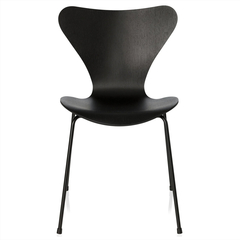 Silla Jacobsen pvc negra - comprar online