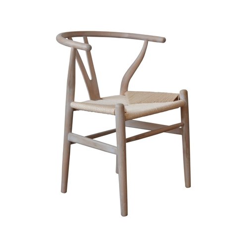 Silla Wishbone Madera Lavada