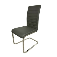 Silla Garan Ecocuero Gris