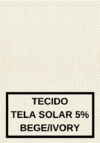 Persiana Rolô - Tela Solar Bege Claro - loja online