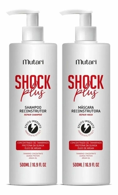 Kit Shock Plus Mutari Reconstrução Capilar Instantânea