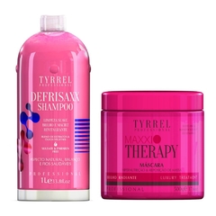 Tyrrel/ kit Hipernutrição shampoo 1 litro e máscara 500ml.