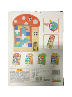 Hongo Multifuncional tetris de madera - tienda online